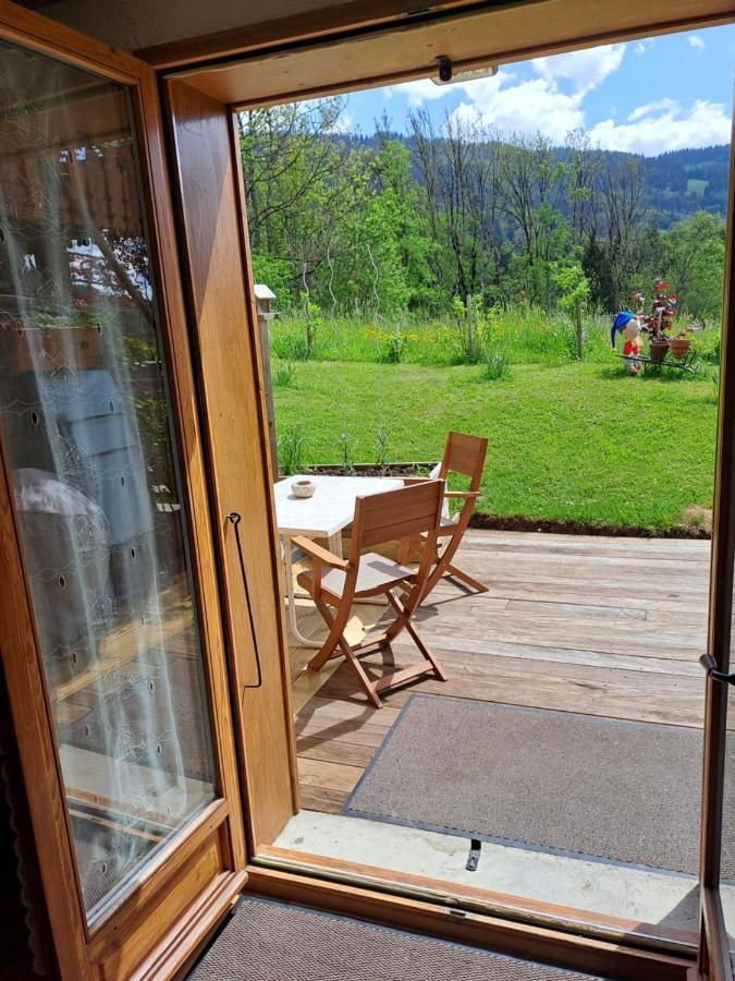 A4 Km De Megeve Tres Joli Studio Avec Jacuzzi ,Vue Sur Les Montagnes Au Calme Praz-sur-Arly Exterior photo